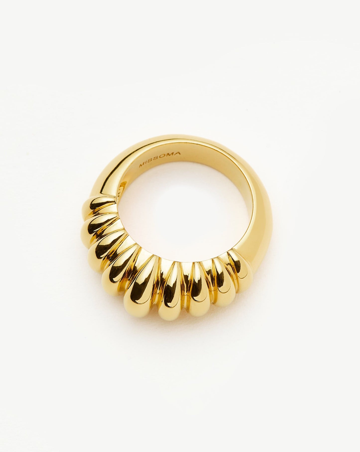 Claw Ridge Ring | 18ct Gold Plated