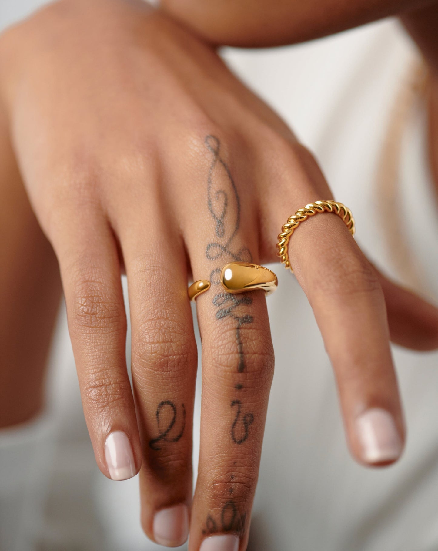 Lasso Stacking Ring | 18ct Gold Vermeil