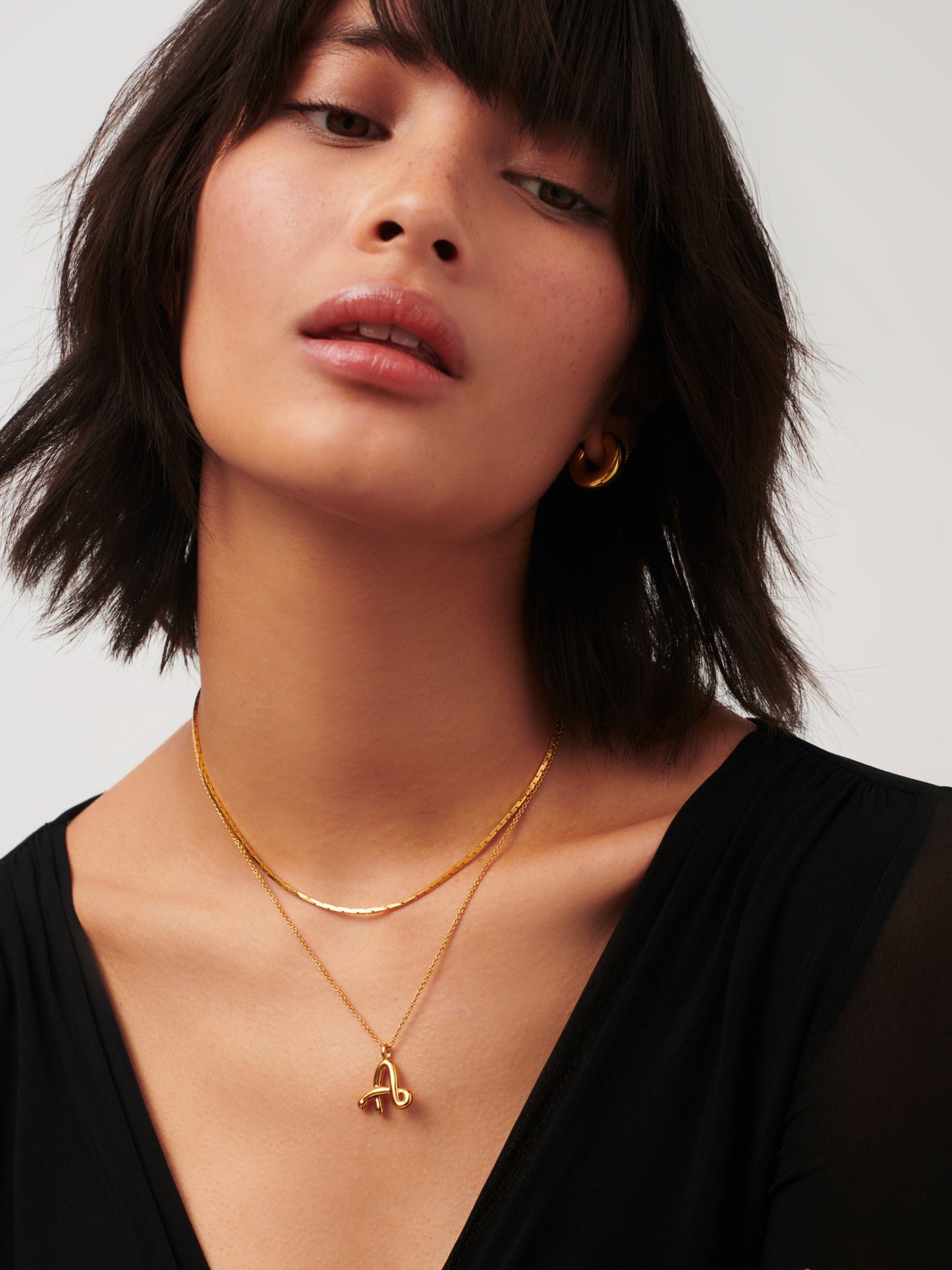 Lucy Williams Cobra Snake Chain Choker | 18ct Gold Plated