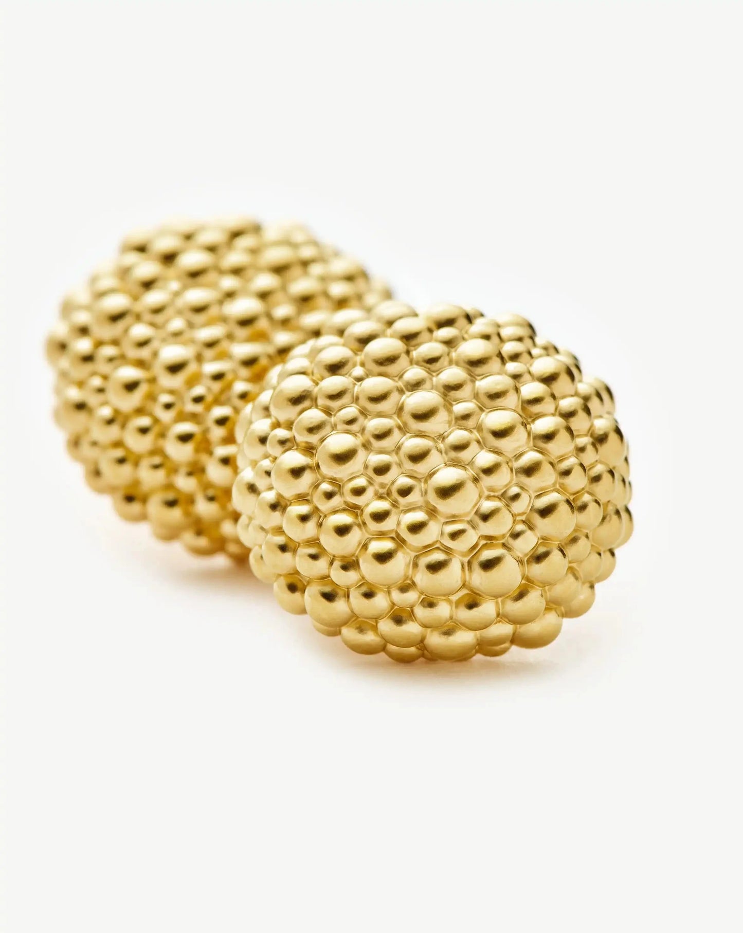 Baya Dome Stud Earrings | 18ct Gold Plated