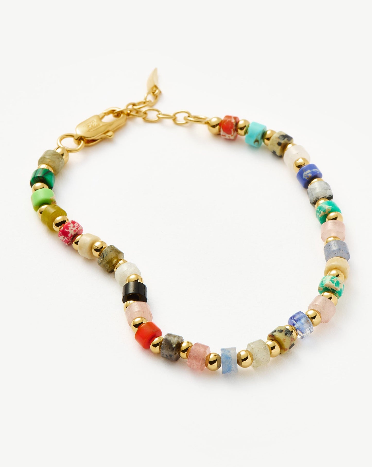 Beaded Bracelet | 18ct Gold Plated/Multi Beaded