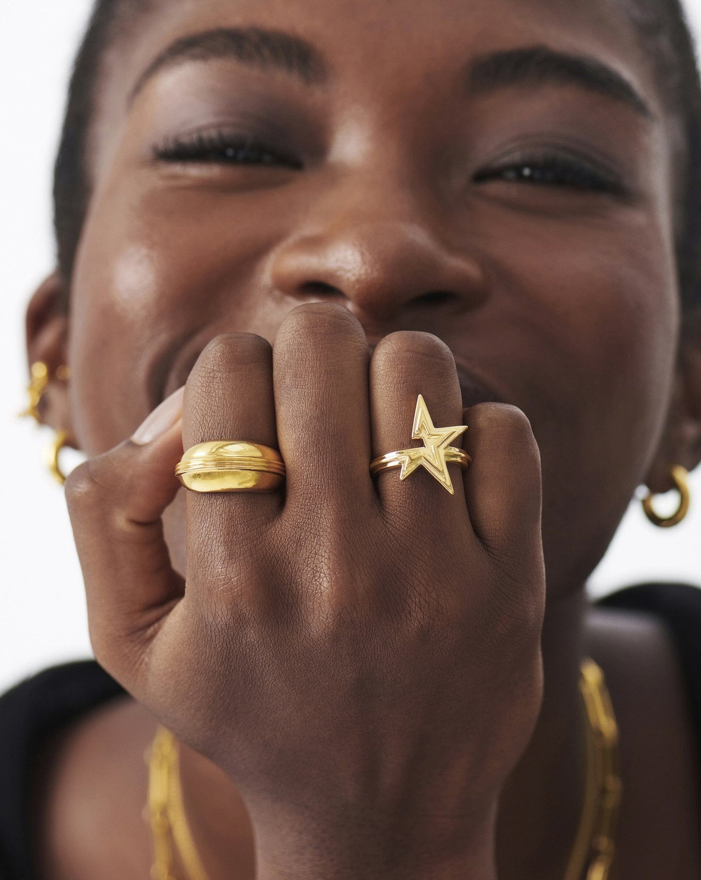 Celestial Ridge Star Ring | 18ct Gold Vermeil