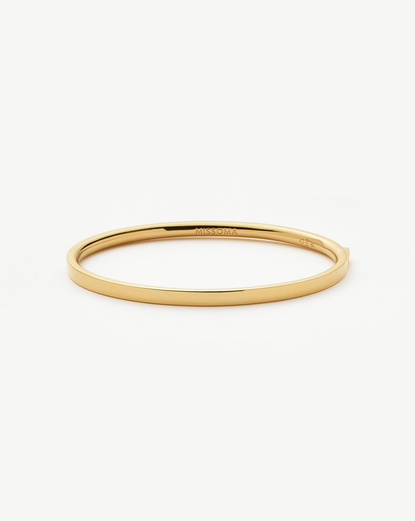 Classic Hinged Bangle | 18ct Gold Vermeil
