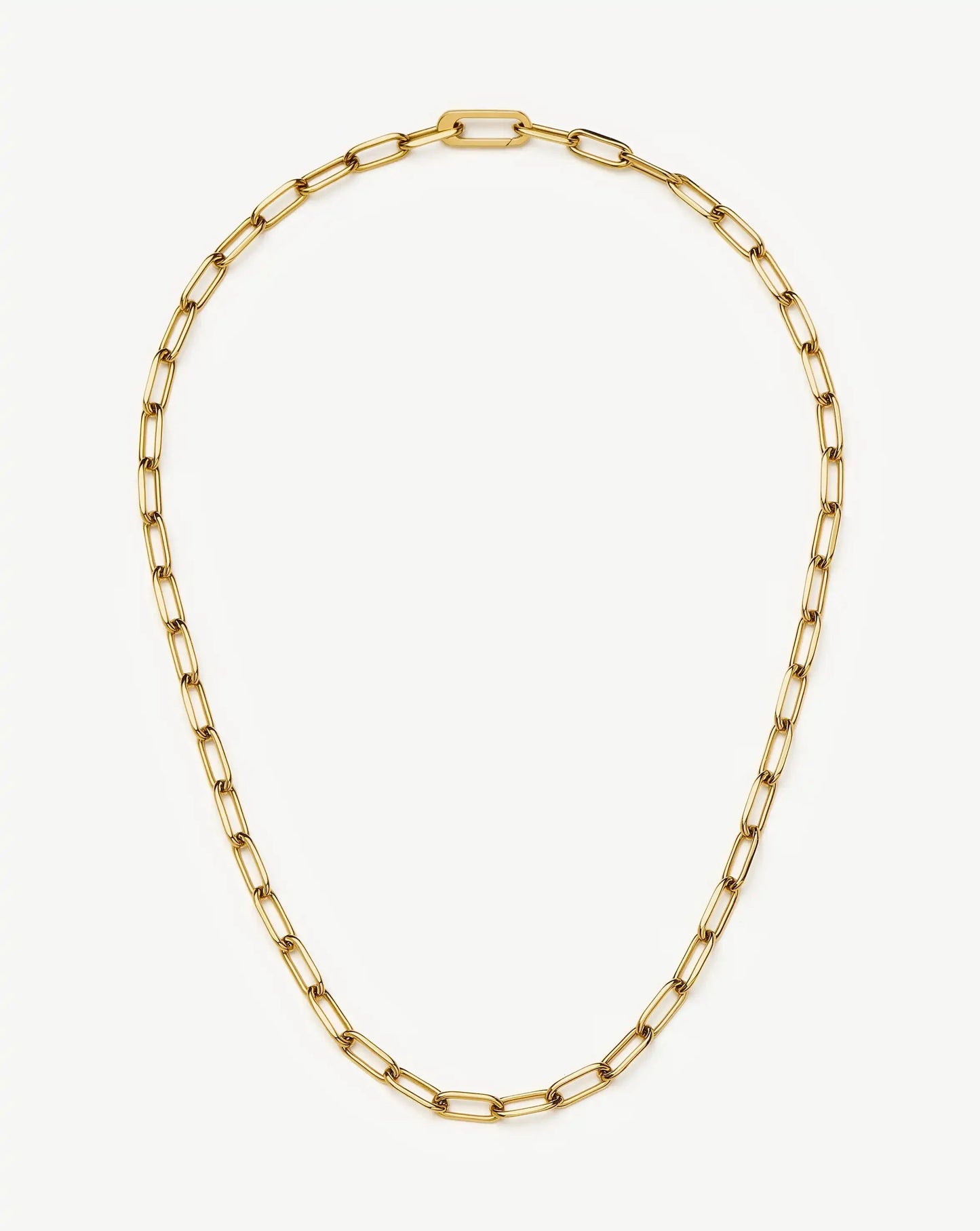 Classic Paperclip Chain Necklace | 18ct Gold Plated