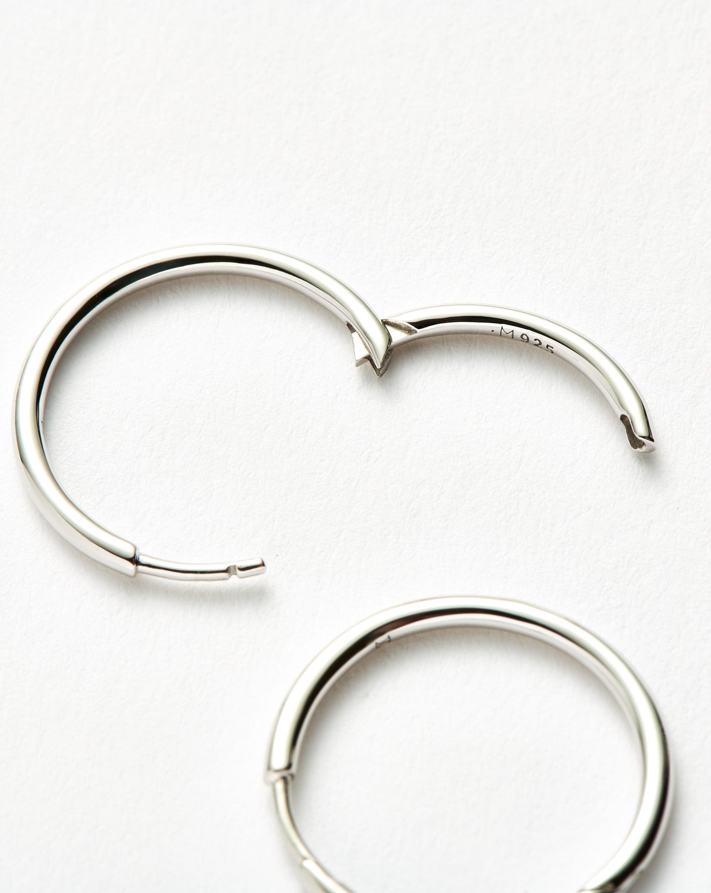 Classic Small Hoop Earrings | Silver Plated on Recycled Sterling Silver