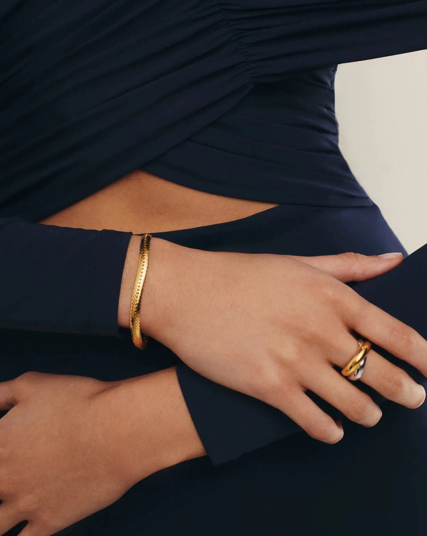 Classic Snake Chain Bracelet | 18ct Gold Plated