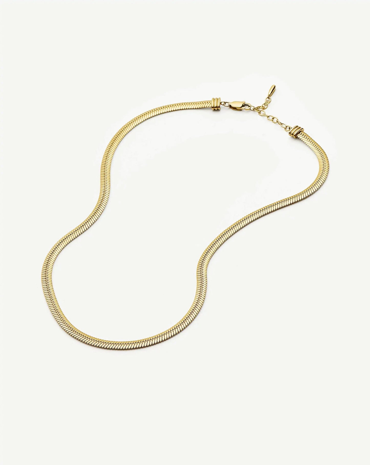 Classic Snake Chain Necklace | 18ct Gold Plated