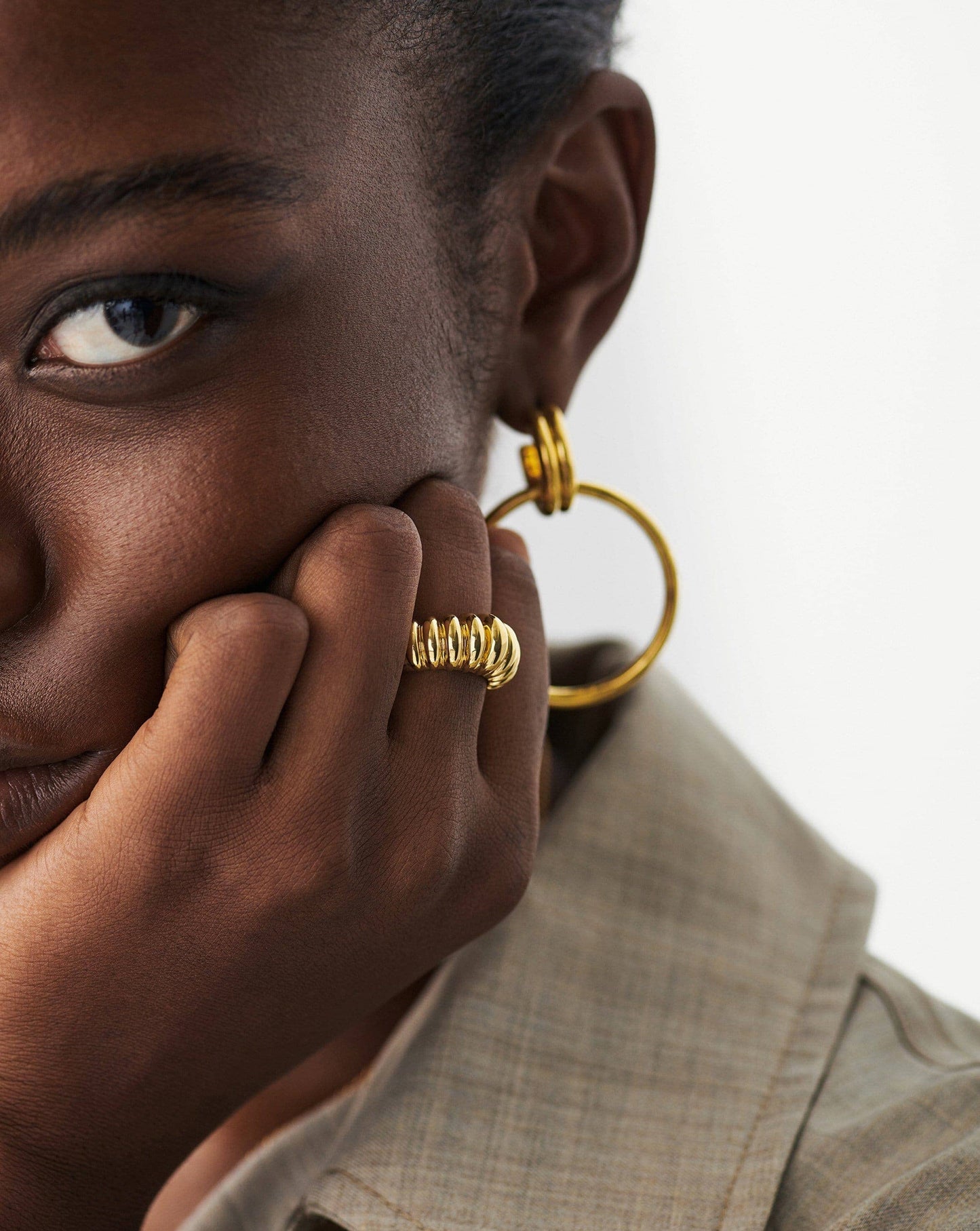Claw Ridge Ring | 18ct Gold Plated