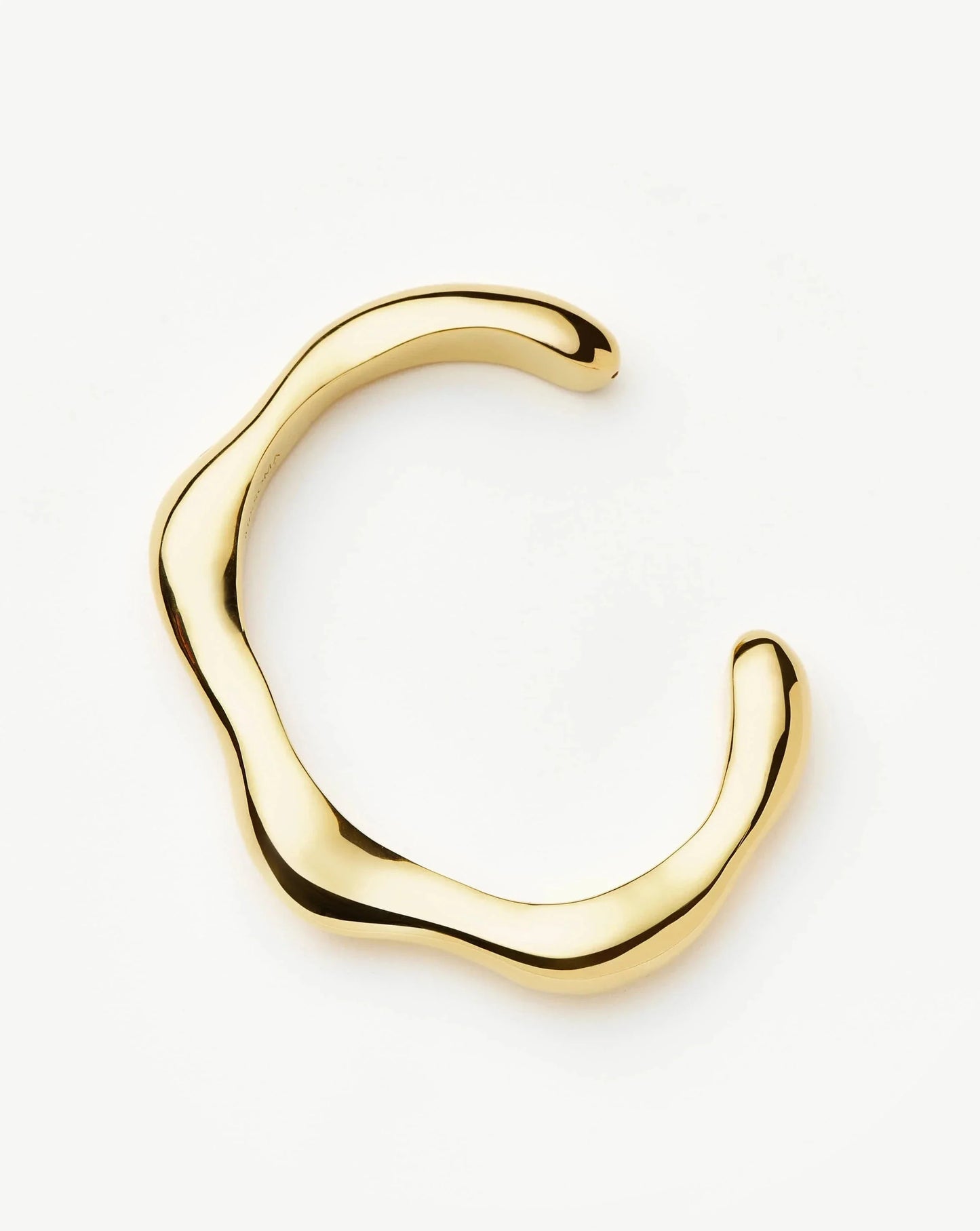 Eny Puffy Cuff Bracelet | 18ct Gold Plated