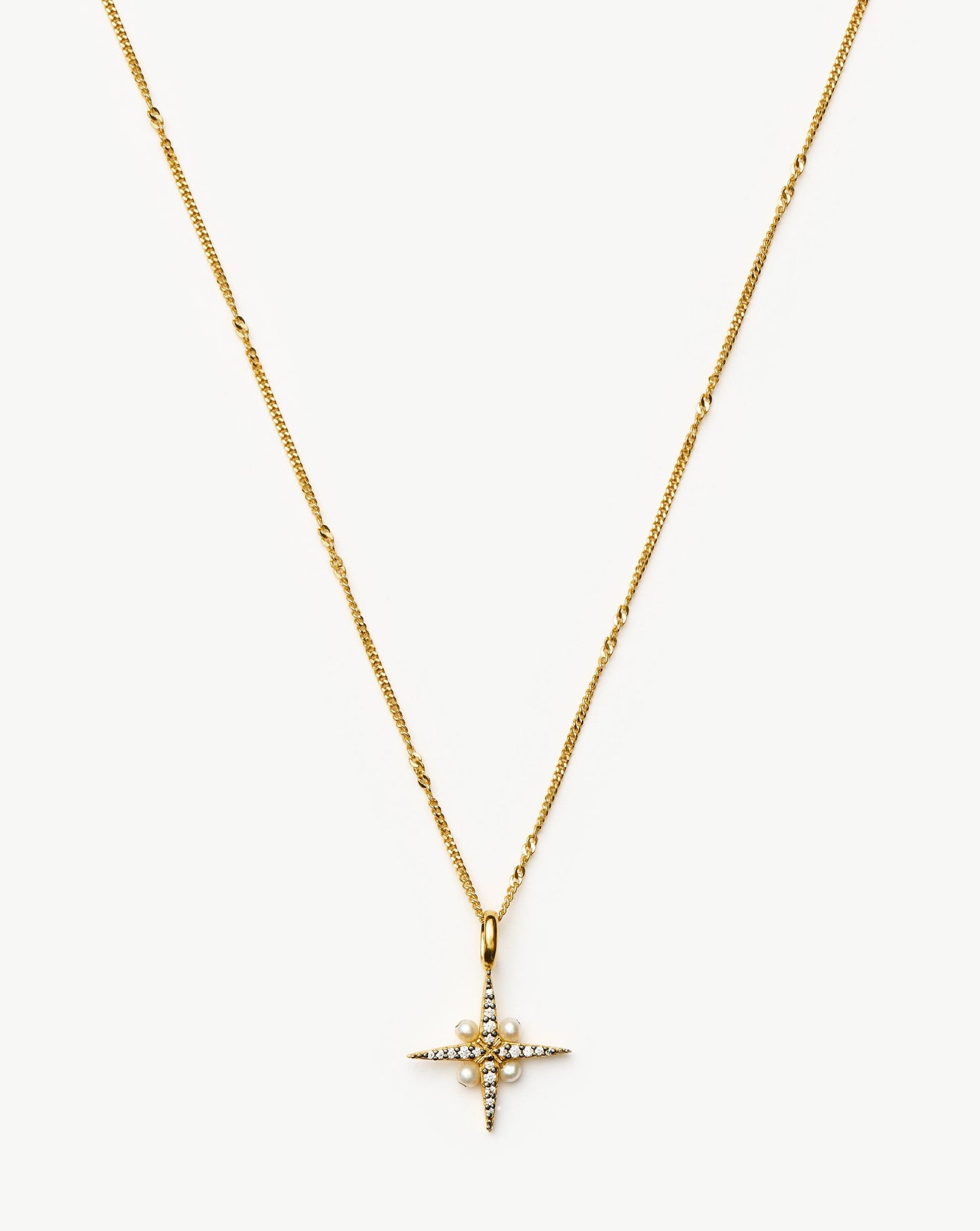 Harris Reed North Star Pearl Necklace | Gold/Pearl