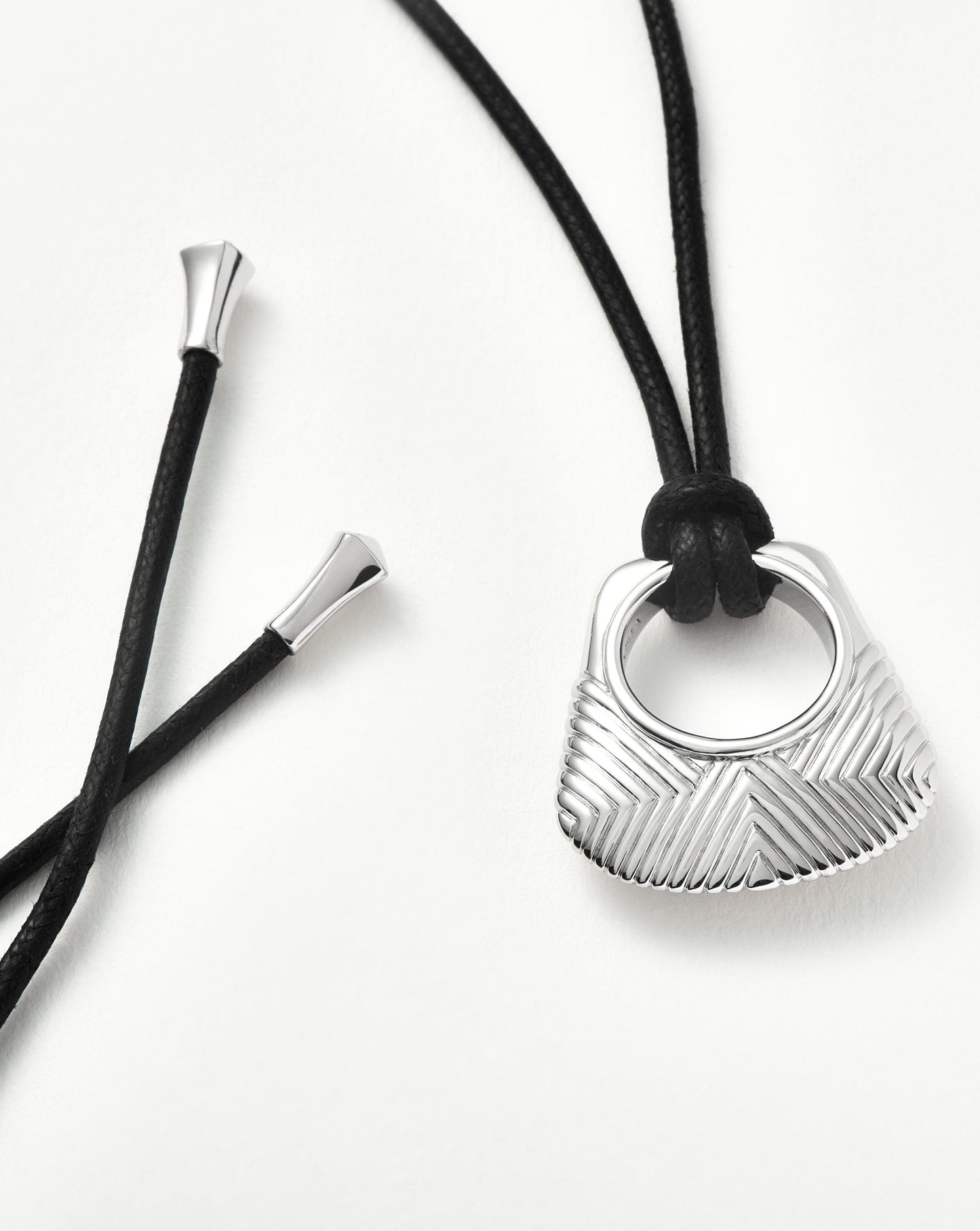 Hera Ridge Pendant Cord Necklace