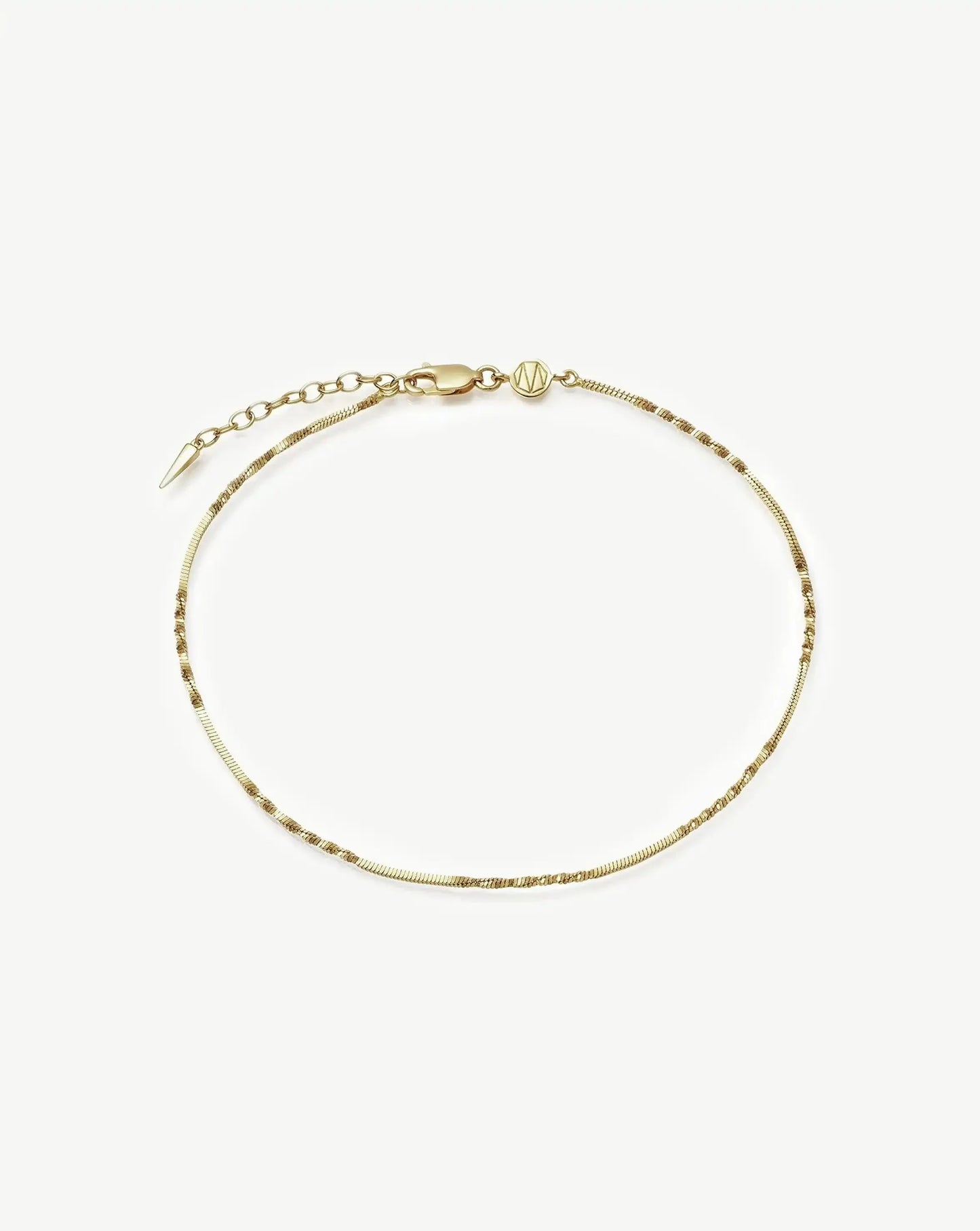 Isa Twisted Chain Anklet