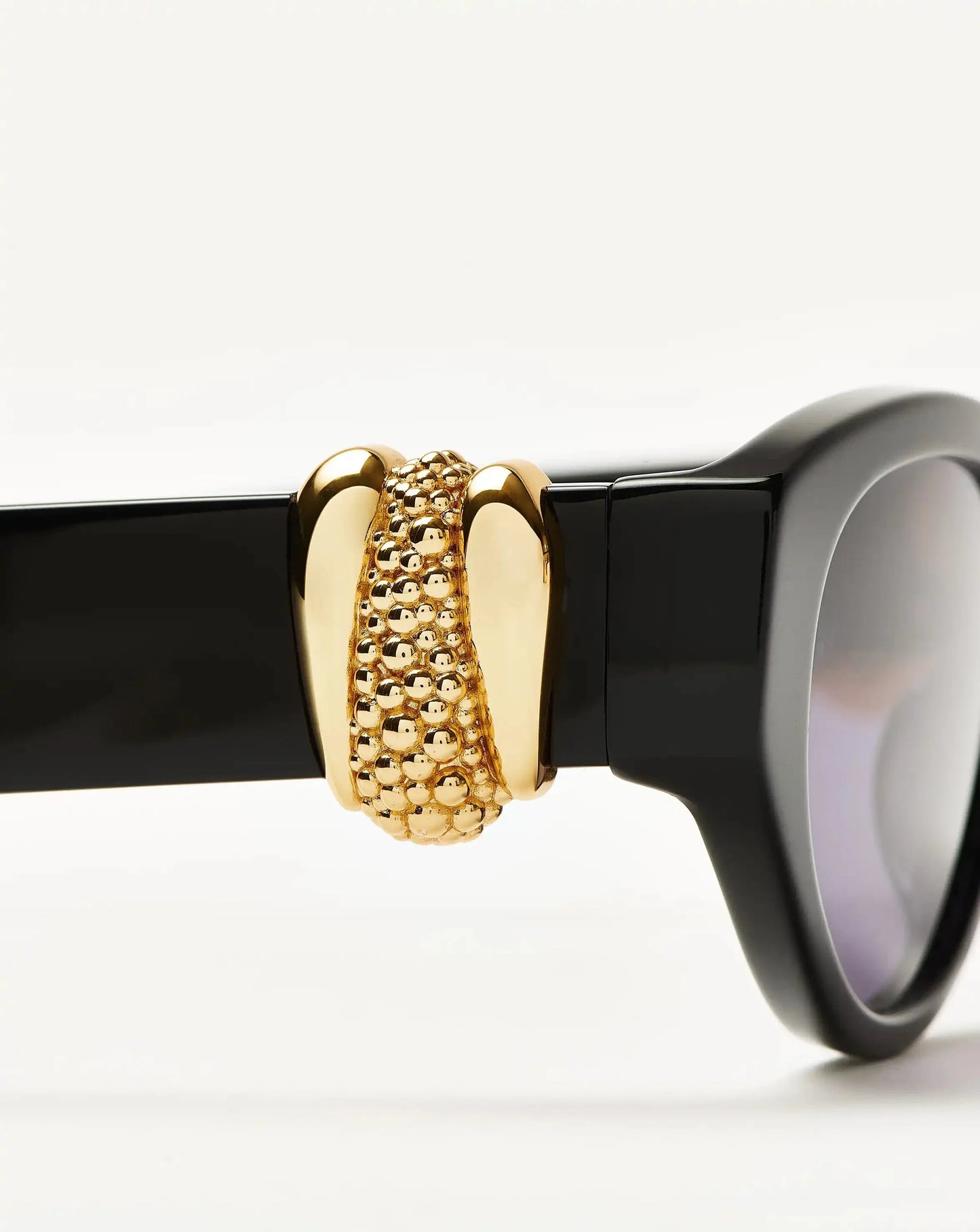 Jimmy Fairly Melissa Cat-Eye Sunglasses | Gold Plated/Black