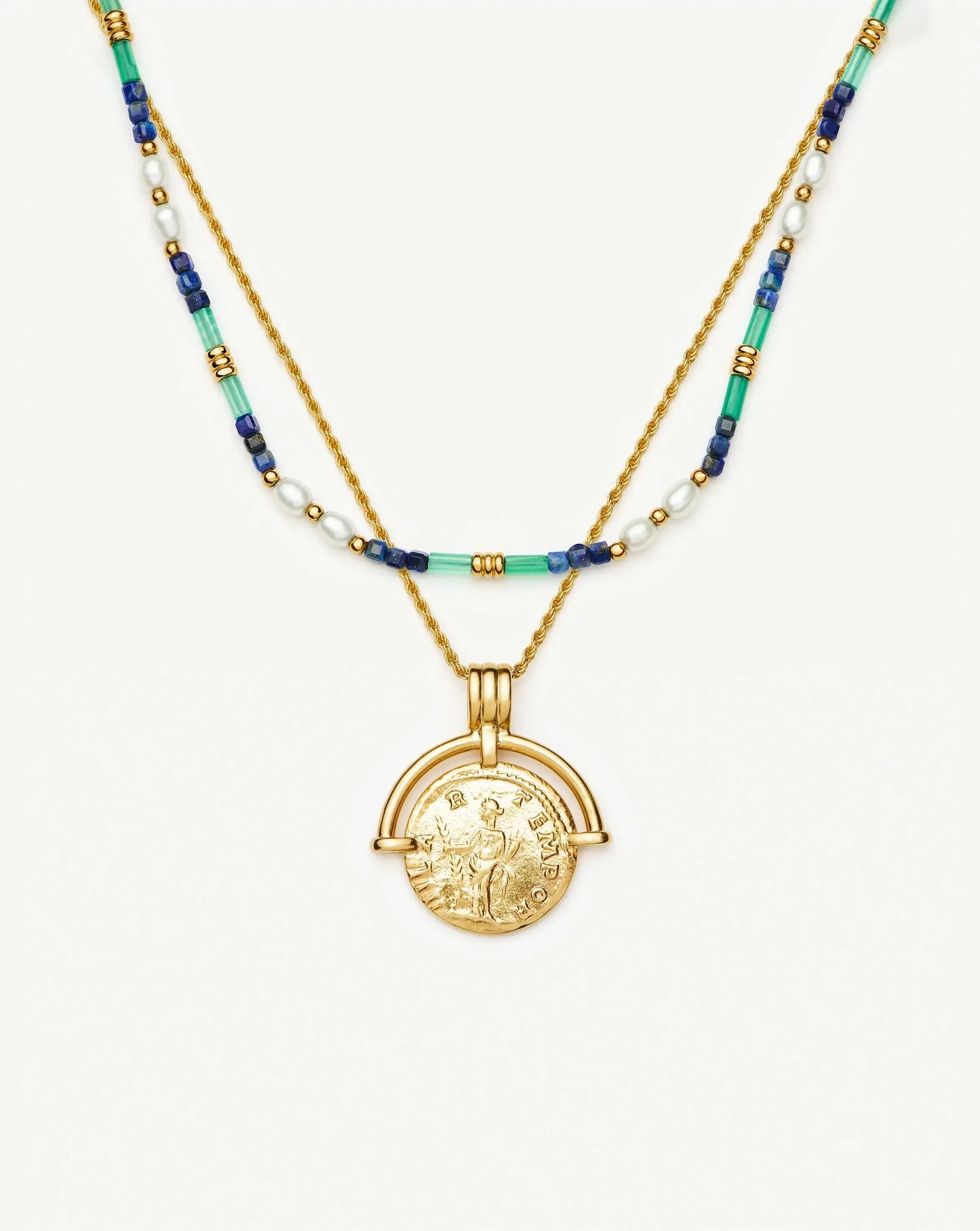Just Add Colour Necklace Set | 18ct Gold Plated