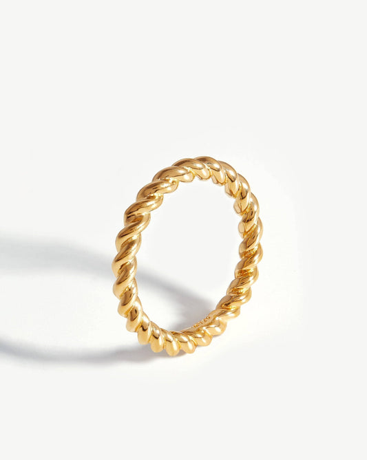 Lasso Stacking Ring | 18ct Gold Vermeil
