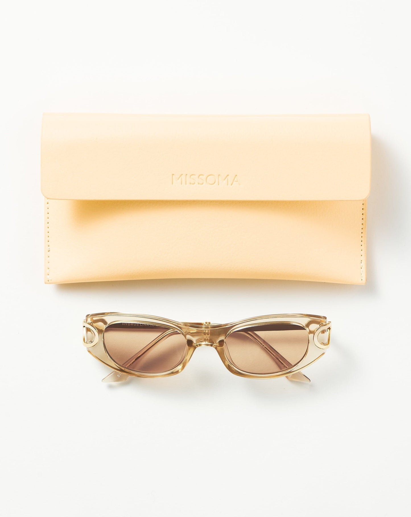 Le Specs Hydrus Link Oval Sunglasses | Fawn