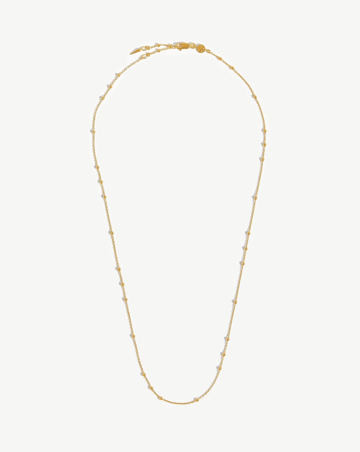 Long Orb Chain Necklace | 18ct Gold Vermeil