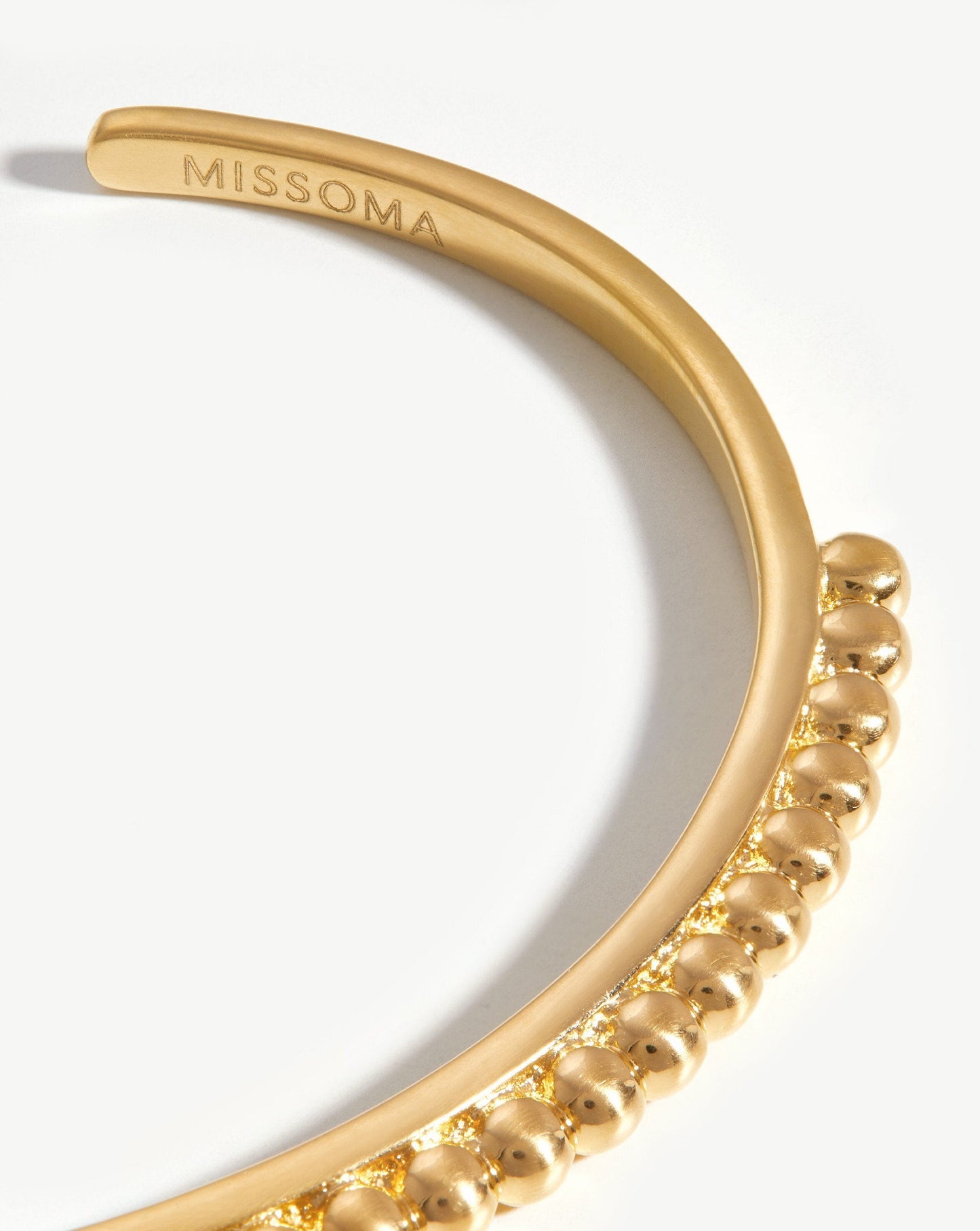 Lucy Williams Beaded Cuff | 18k Gold Plated