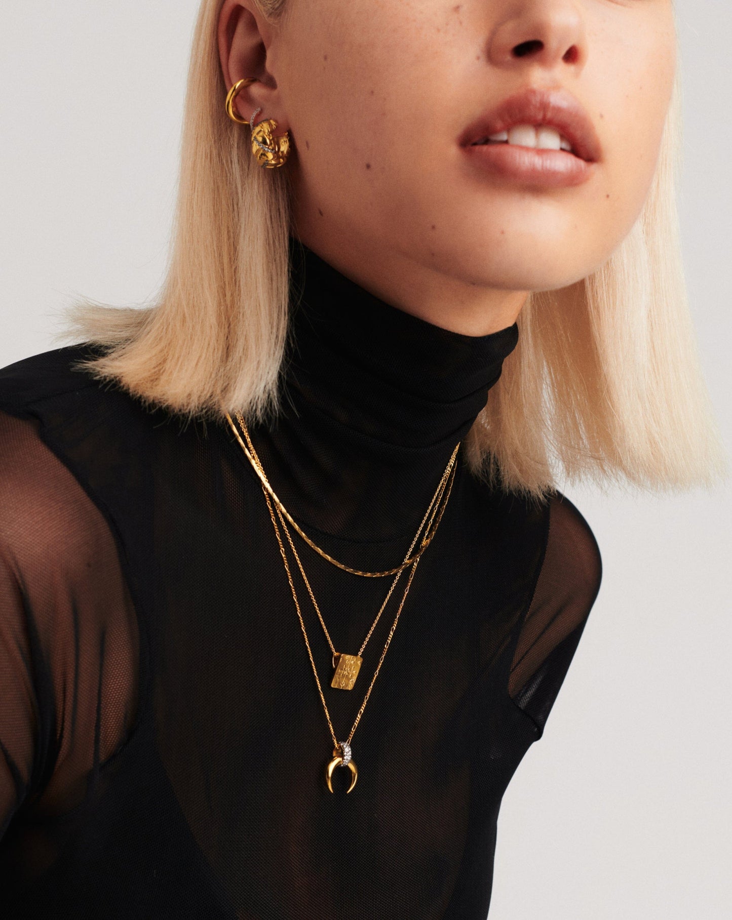Lucy Williams Byzantine Square Coin Pendant Necklace | 18ct Gold Vermeil
