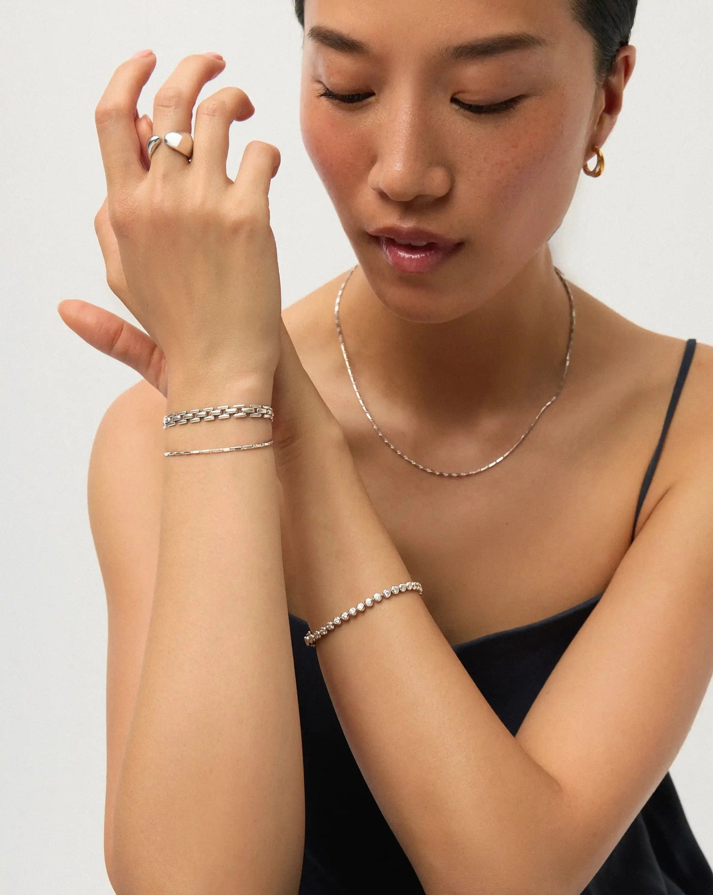 Lucy Williams Horizon Link Chain Bracelet  | Sterling Silver