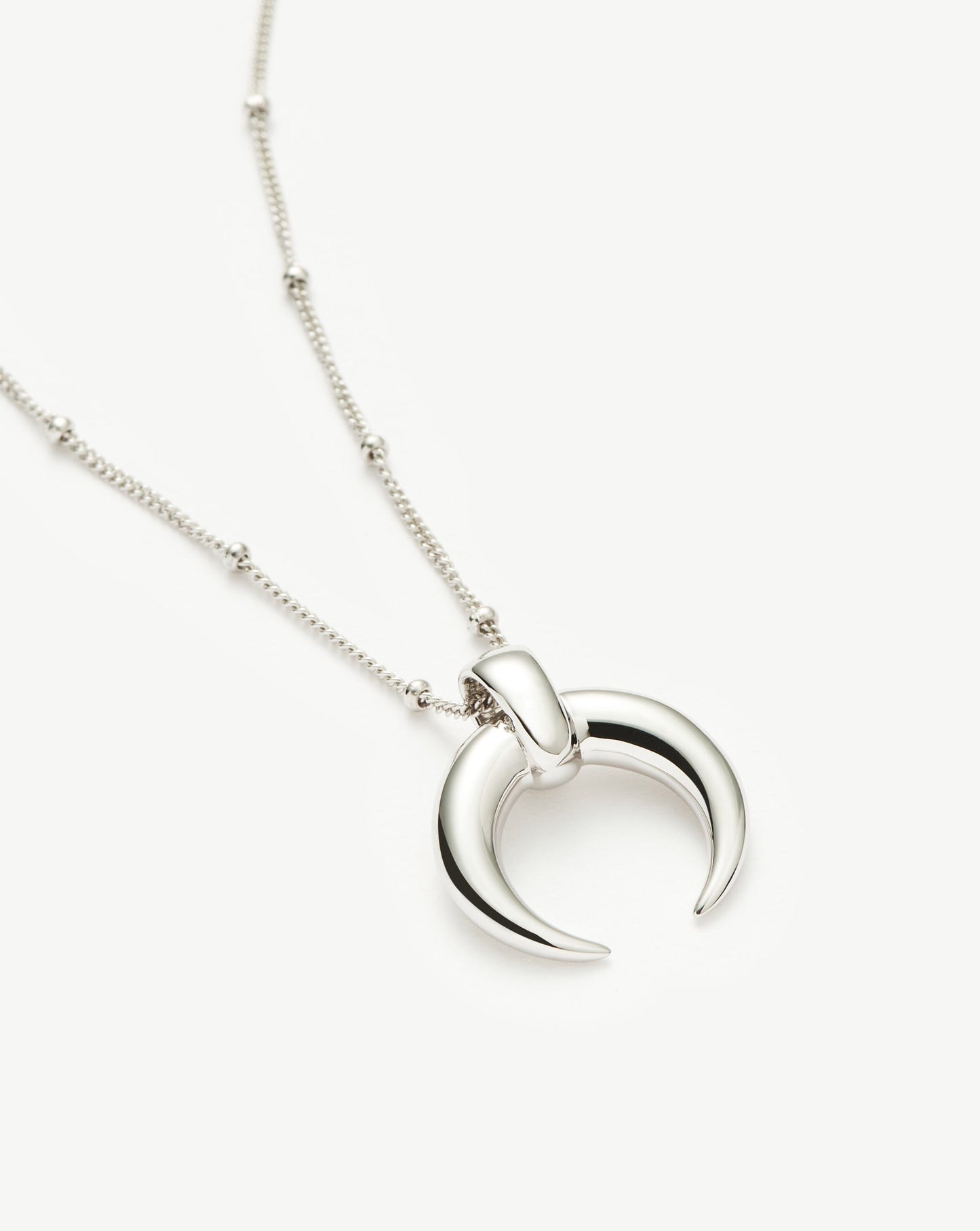 Lucy Williams Large Horn Pendant Necklace
