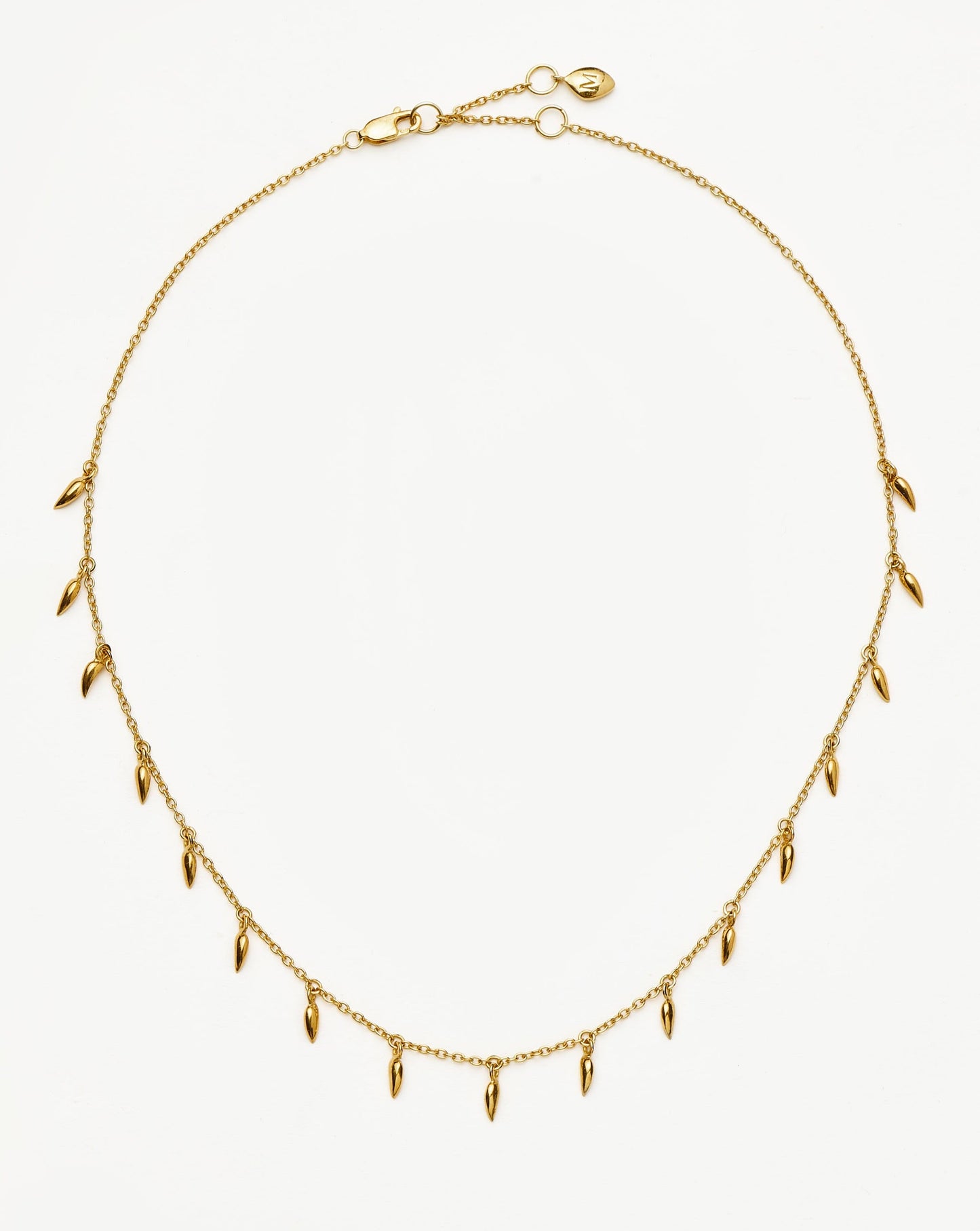Lucy Williams Mini Fang Necklace | 18ct Gold Vermeil