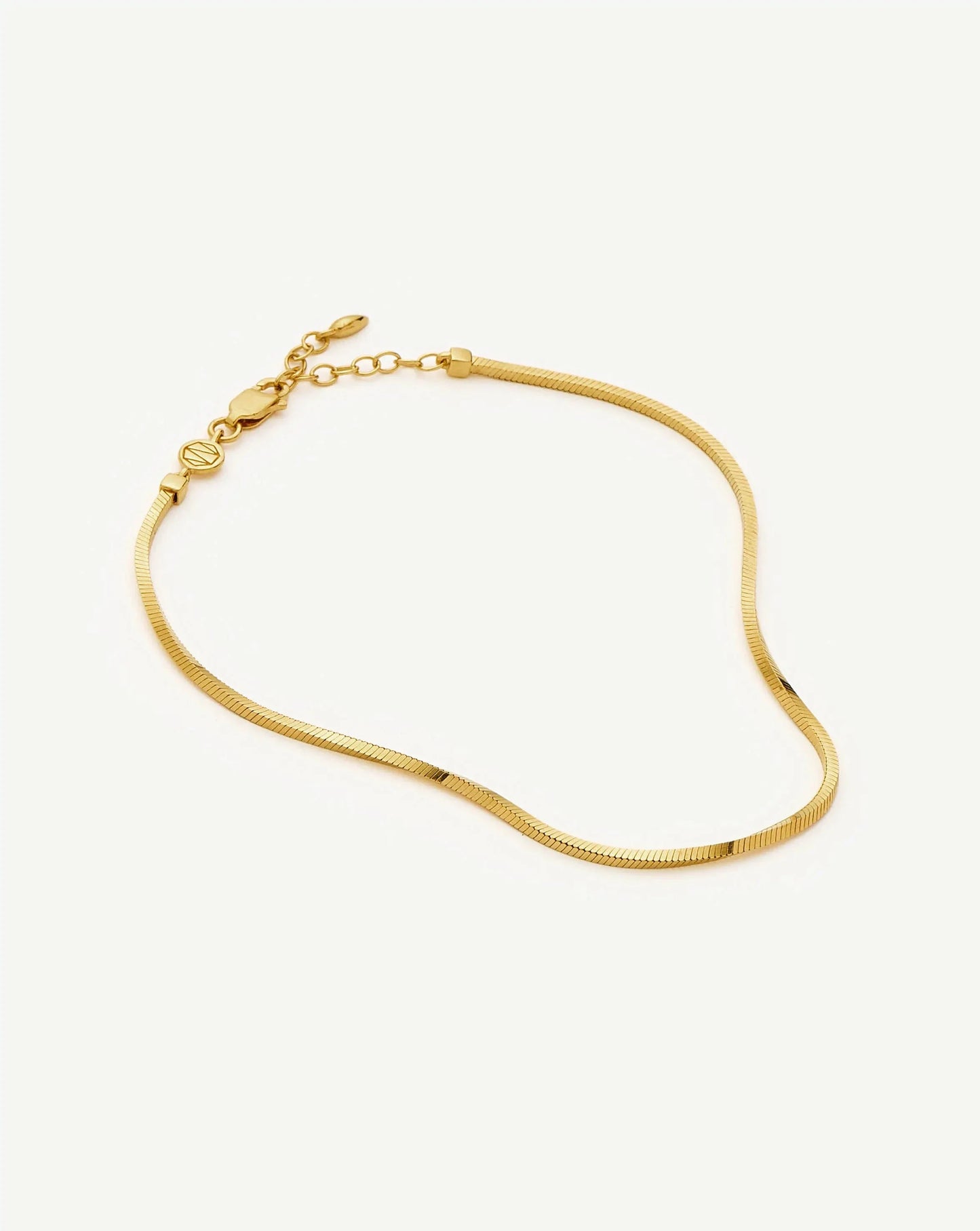 Lucy Williams Square Snake Chain Anklet
