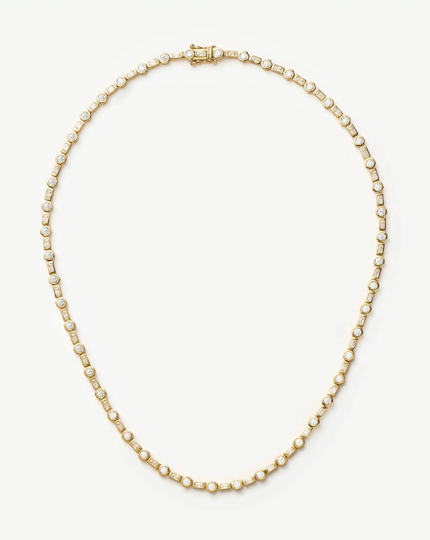 Lucy Williams Tennis Necklace | 18ct Gold Plated