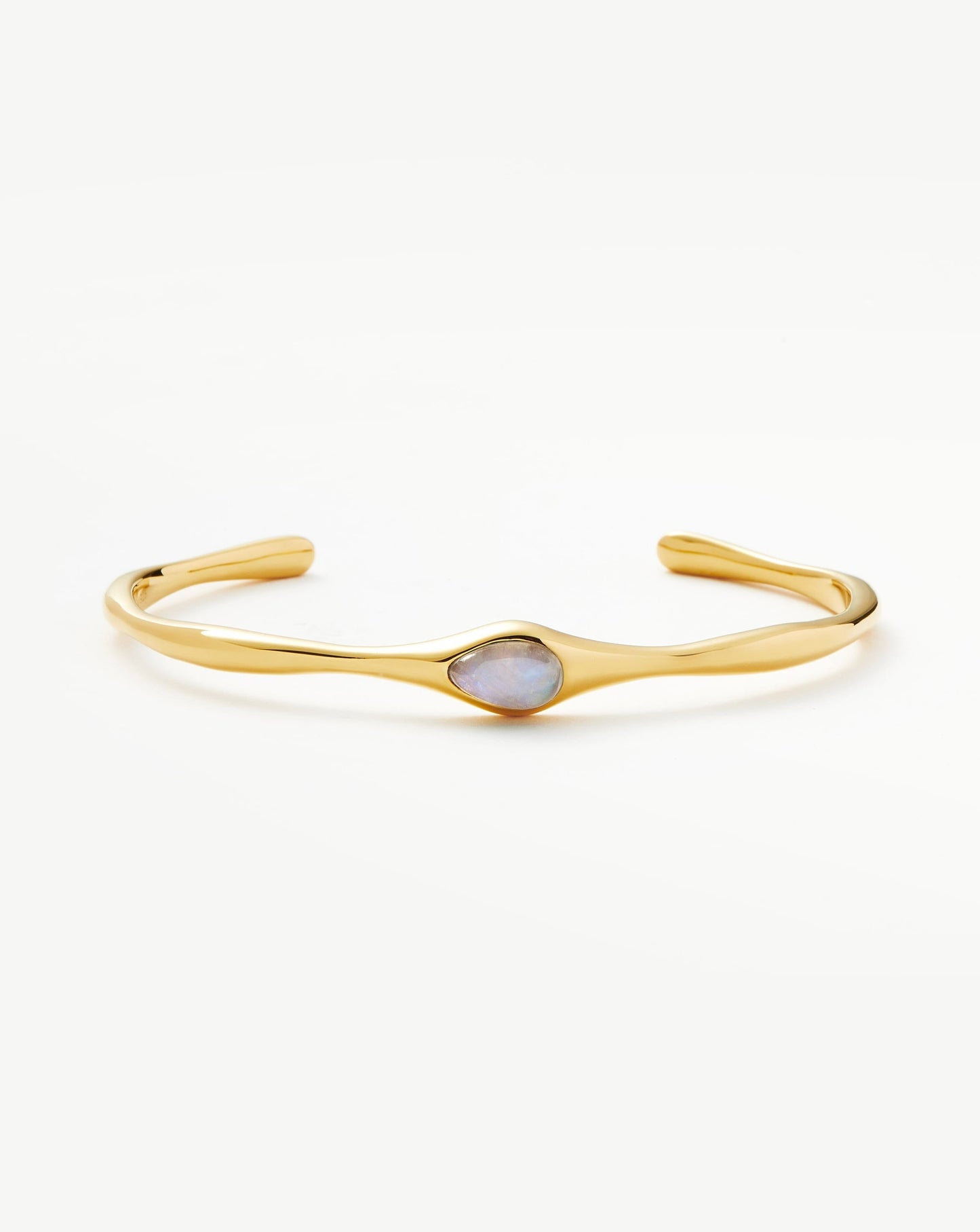 Magma Gemstone Cuff Bracelet | 18ct Recycled Gold Vermeil on Brass