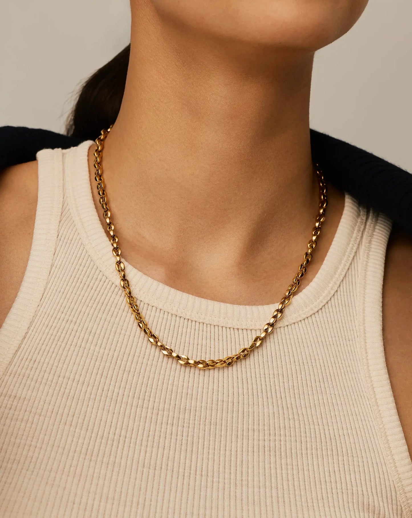 Mariner Medium Chain Necklace | 18ct Gold Plated