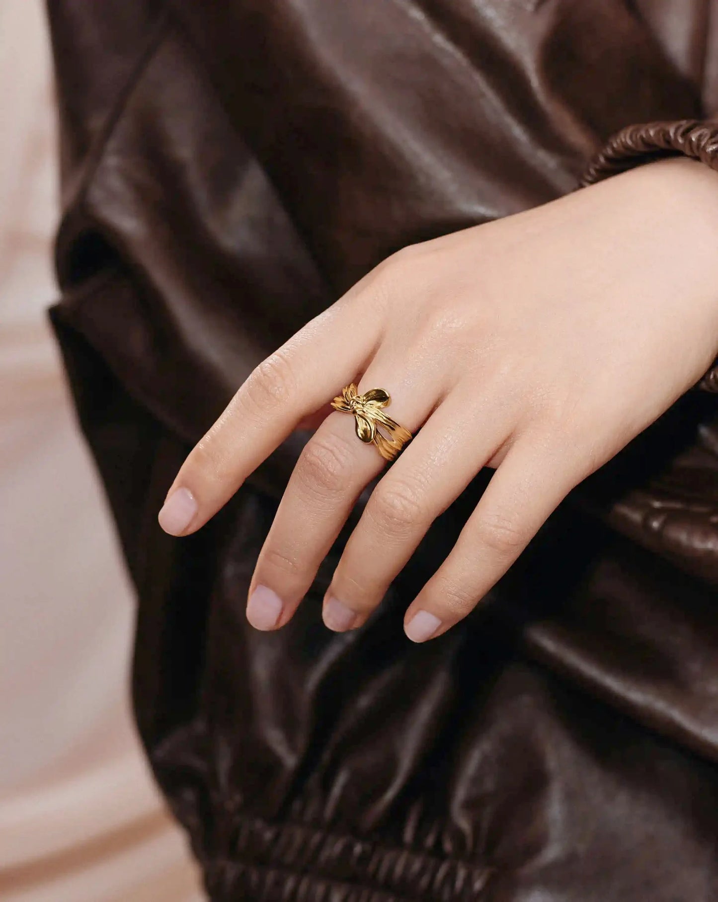 MARKGONG Bow Ring | 18ct Gold Plated