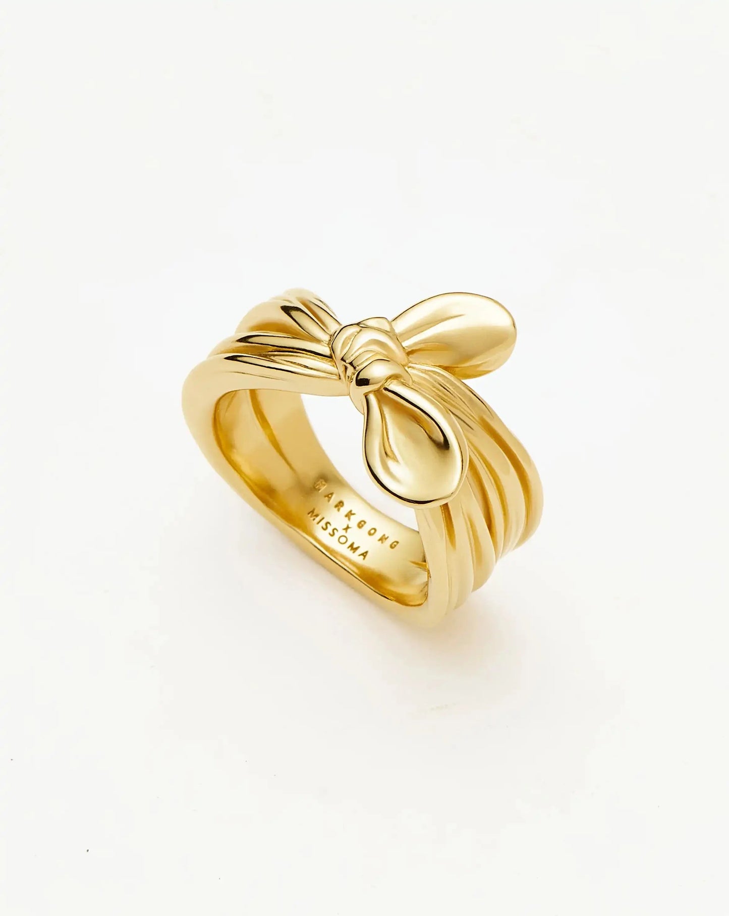 MARKGONG Bow Ring | 18ct Gold Plated