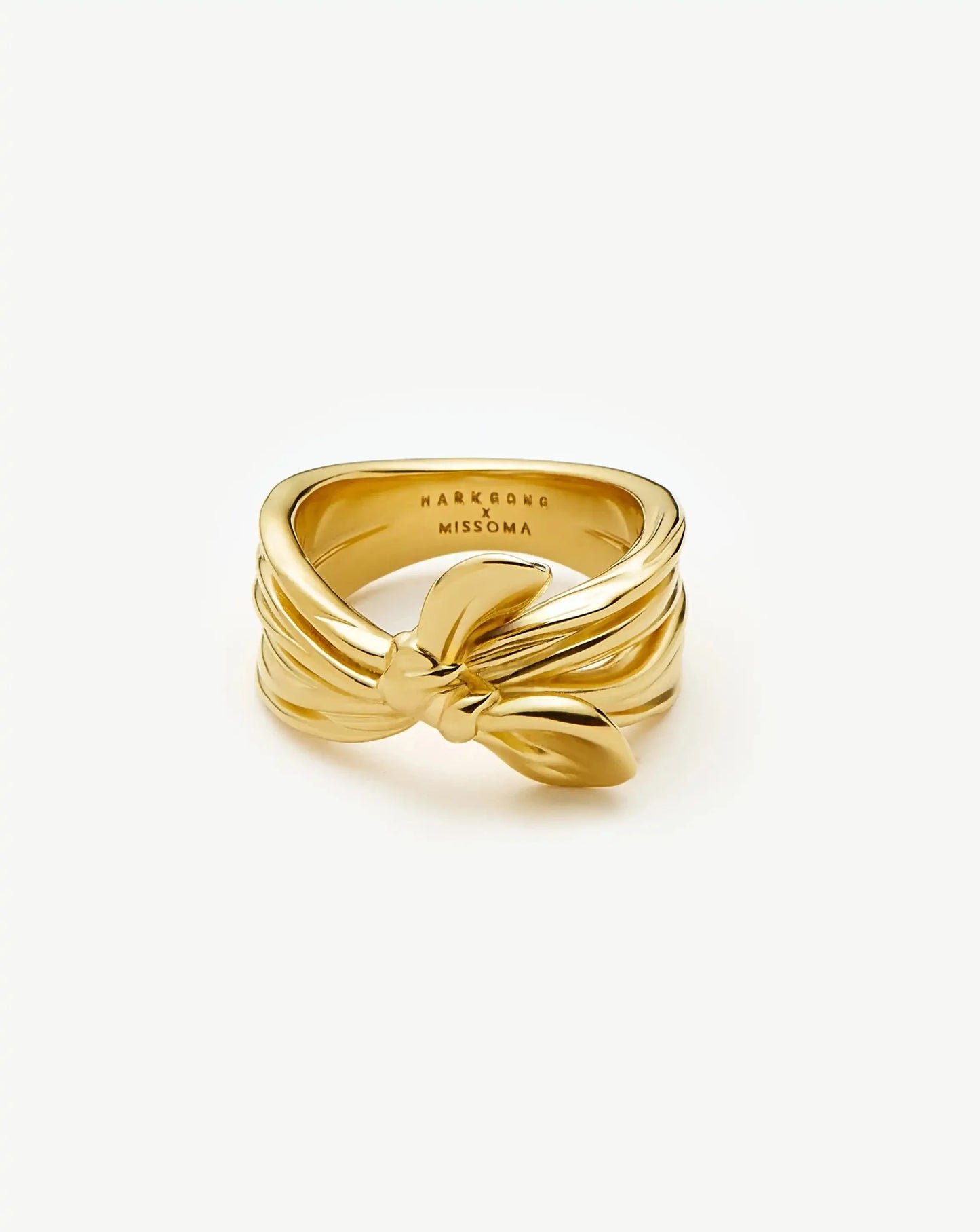 MARKGONG Bow Ring | 18ct Gold Plated