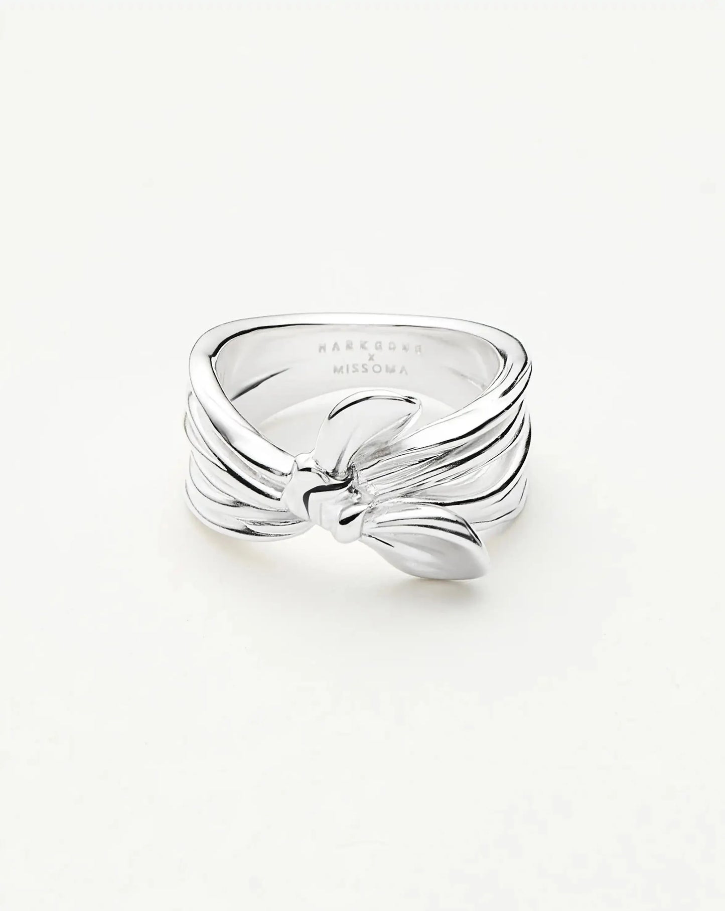 MARKGONG Bow Ring | Silver Plated