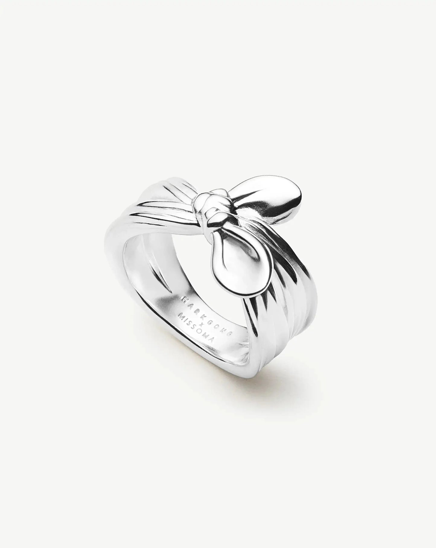 MARKGONG Bow Ring | Silver Plated