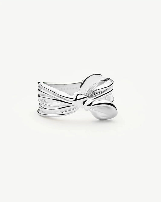 MARKGONG Bow Ring | Silver Plated