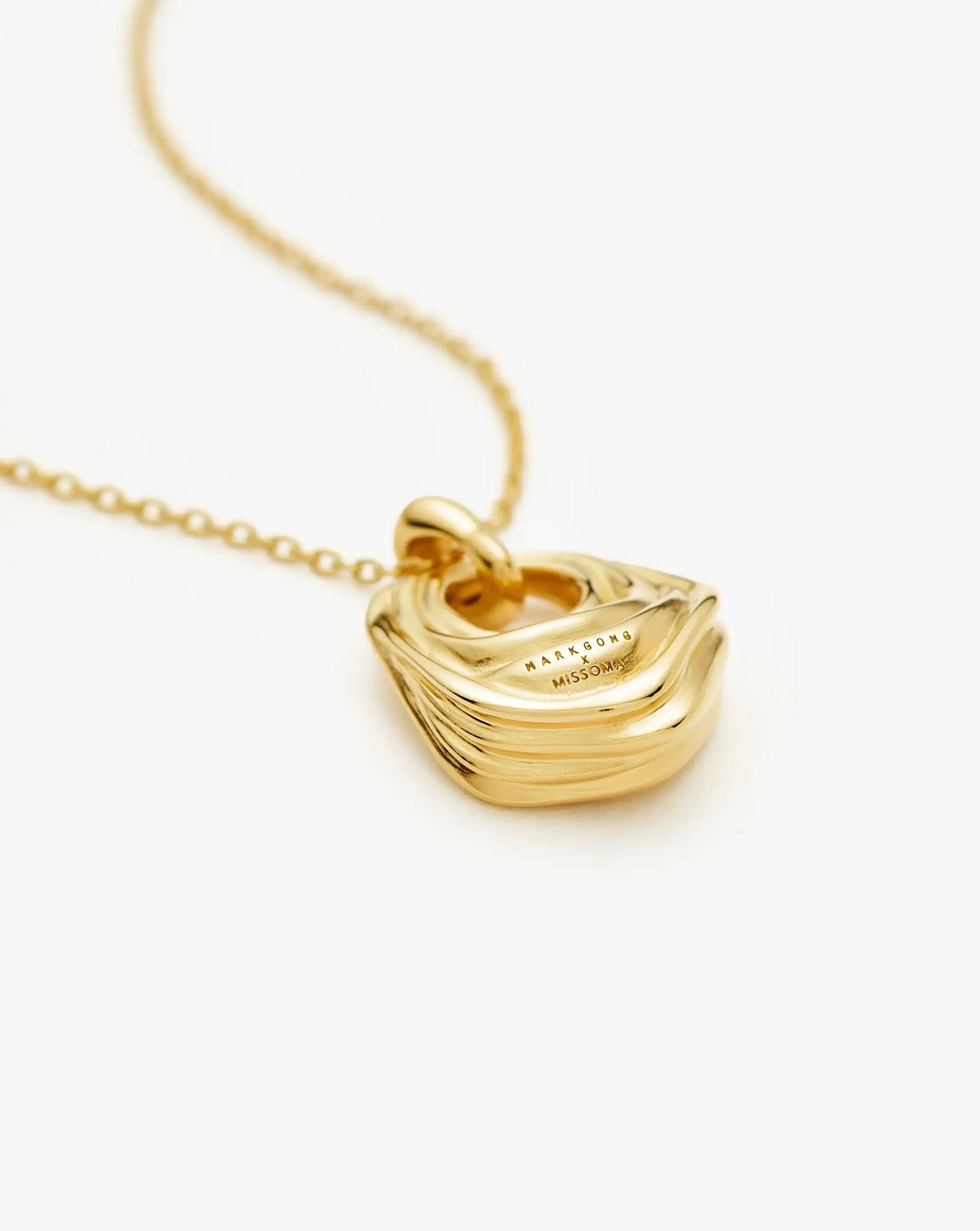 MARKGONG Draped Pendant Necklace | 18ct Gold Plated