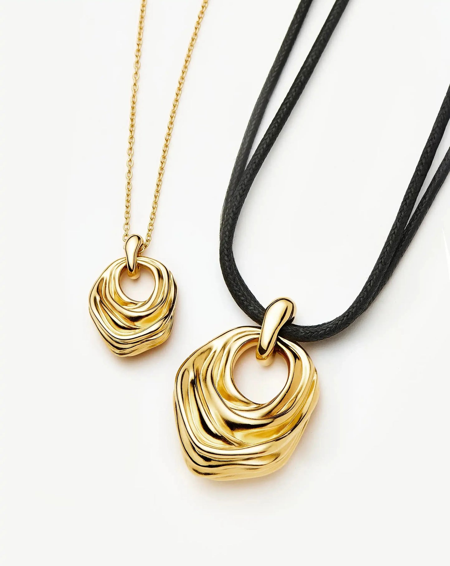 MARKGONG Draped Pendant Necklace | 18ct Gold Plated