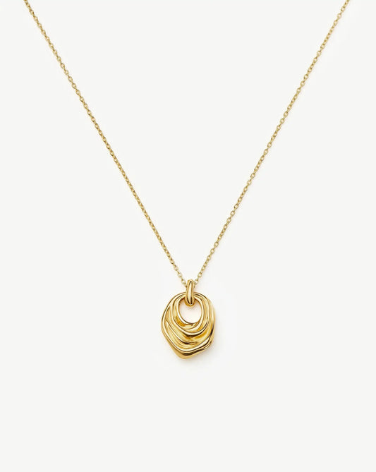MARKGONG Draped Pendant Necklace | 18ct Gold Plated