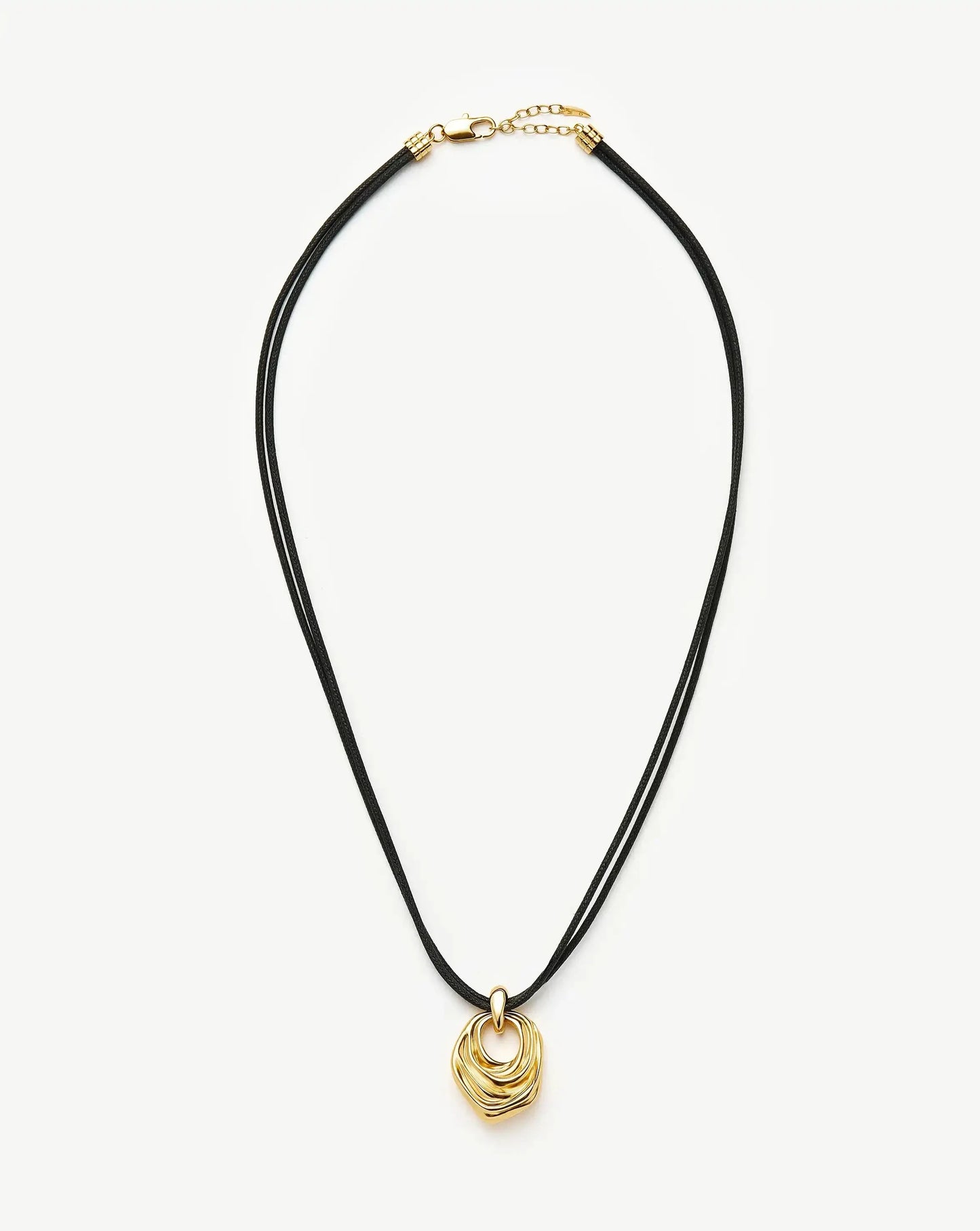 MARKGONG Draped Statement Cord Necklace | 18ct Gold Plated