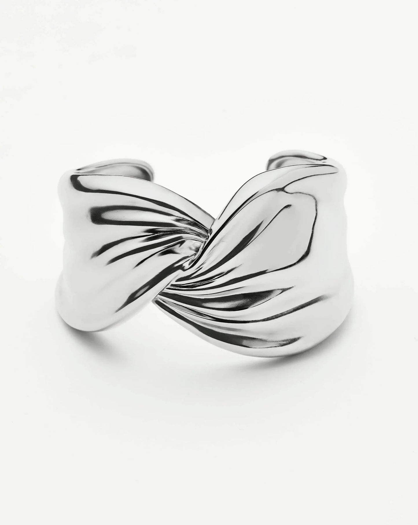MARKGONG Draped Statement Cuff | Silver Plated