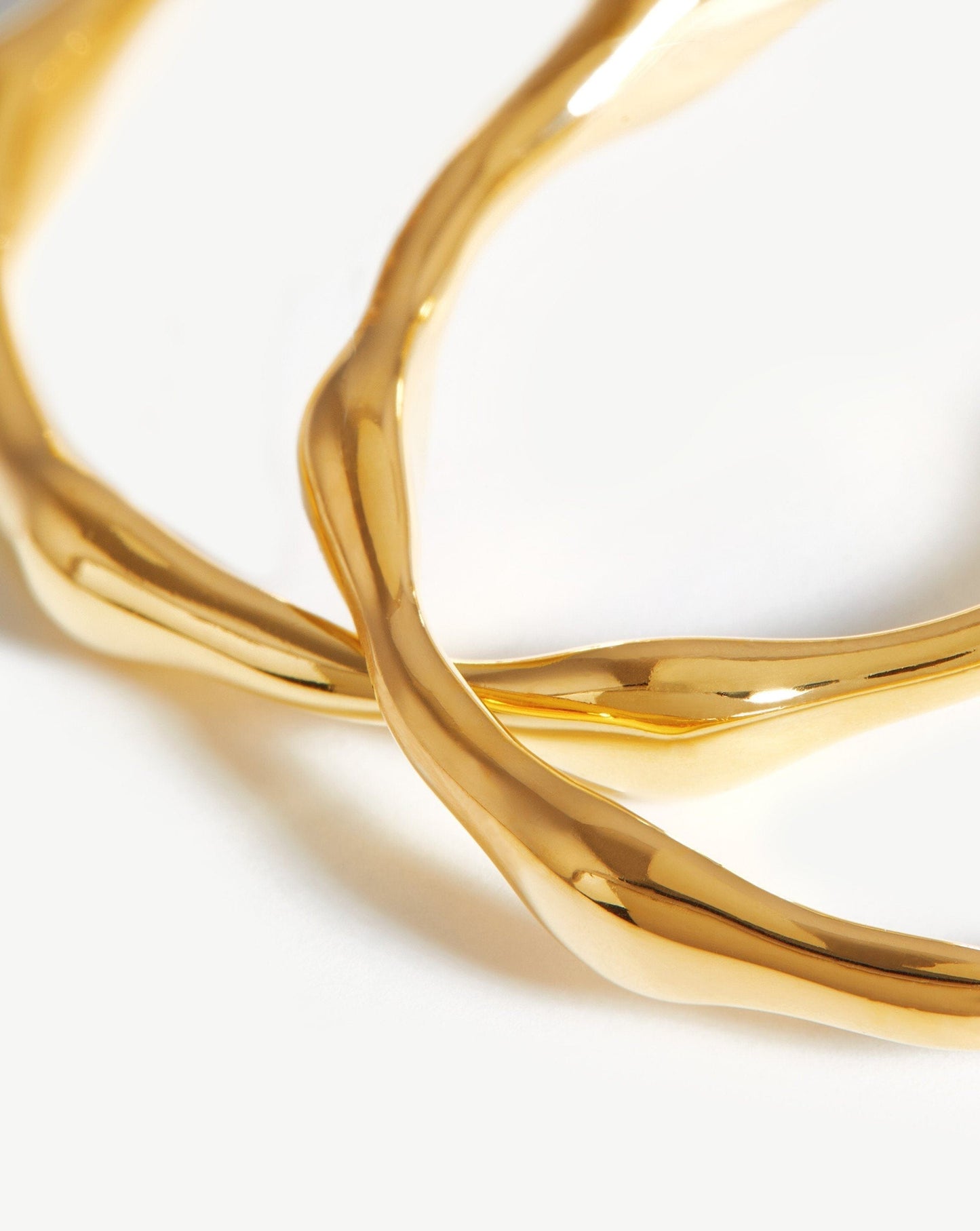 Medium Molten Hoop Earrings