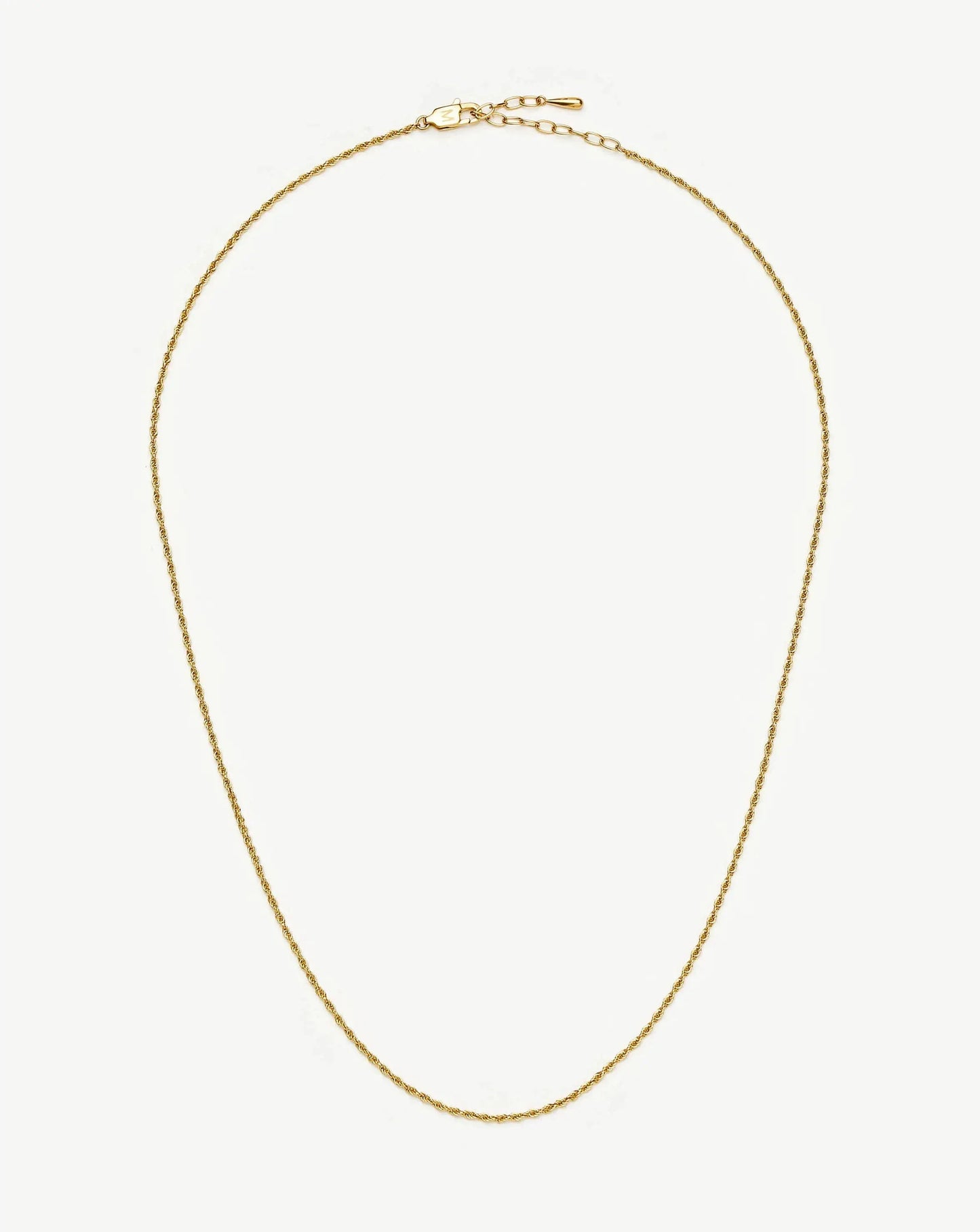 Medium Rope Chain Necklace | 18ct Gold Plated