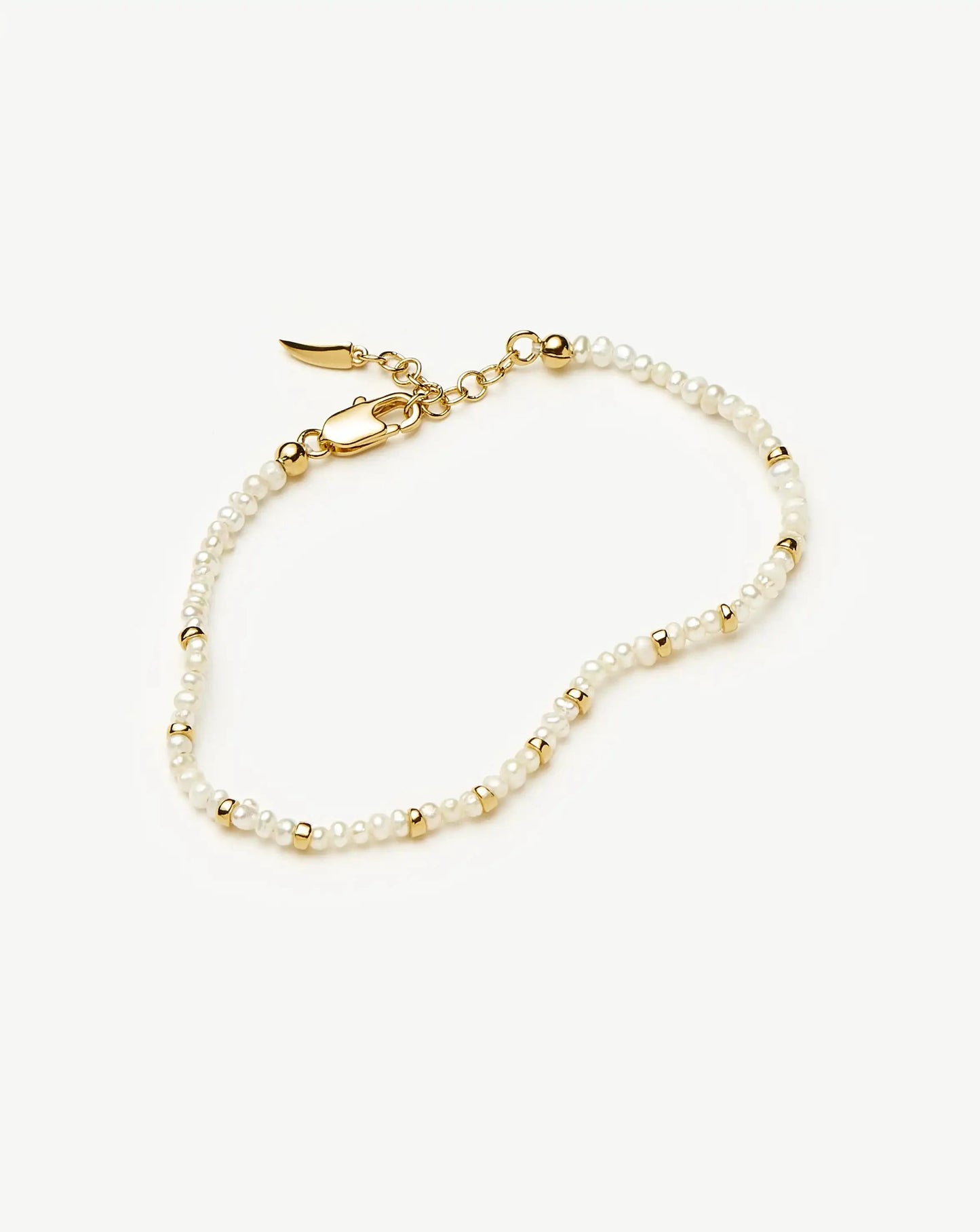 Micro Pearl Beaded Bracelet | 18ct Gold Plated/Pearl