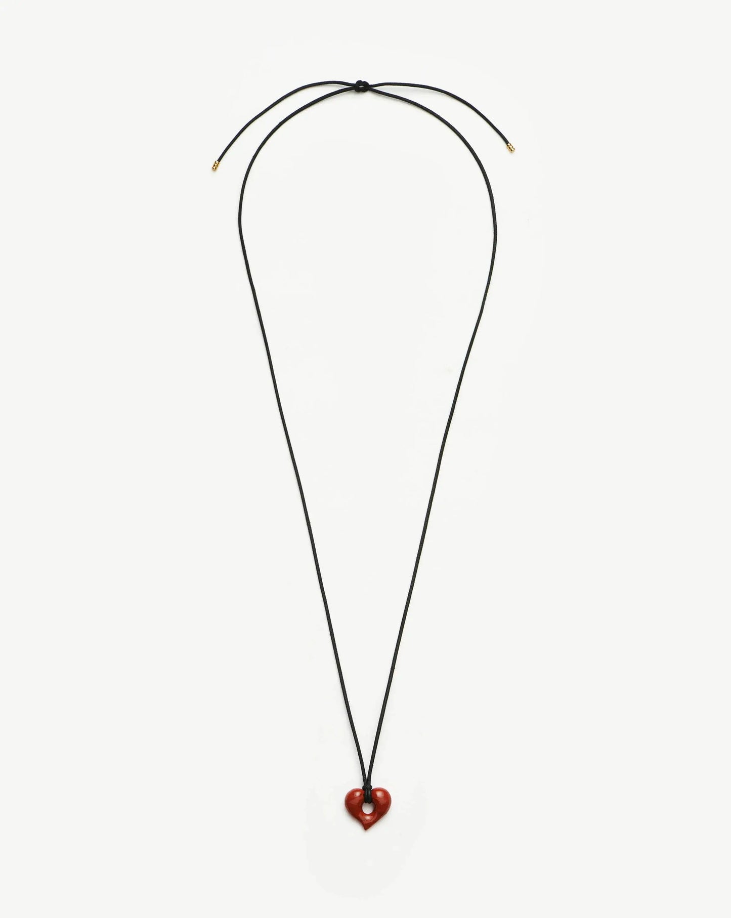 Molten Heart Jasper Pendant Cord Necklace