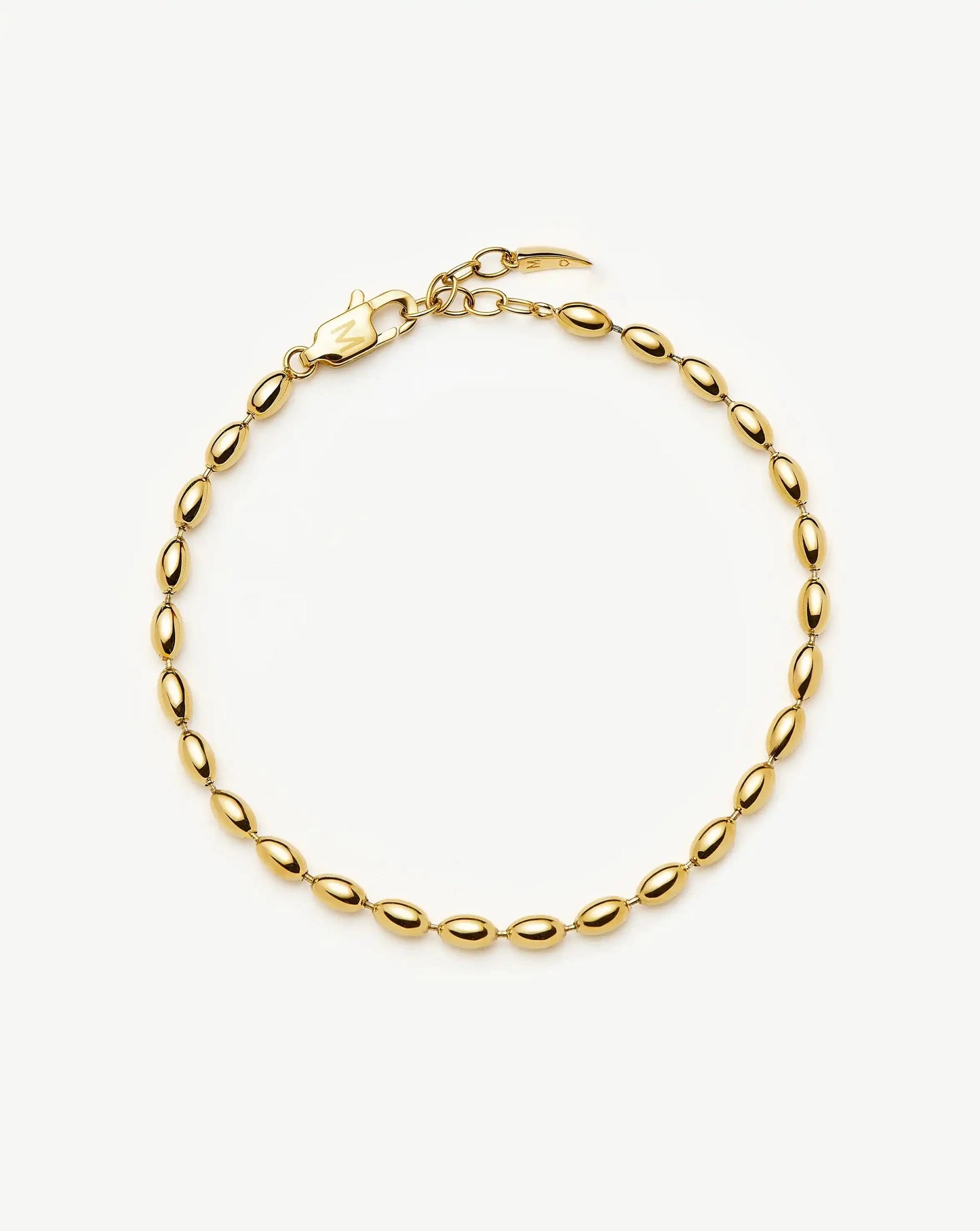 Molten Olive Chain Bracelet | 18ct Gold Plated
